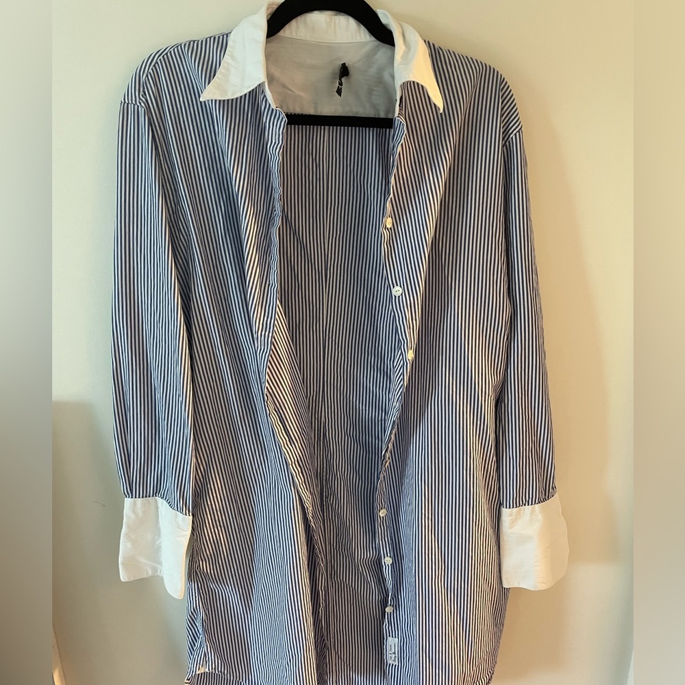Rag & Bone pinstripe short dress